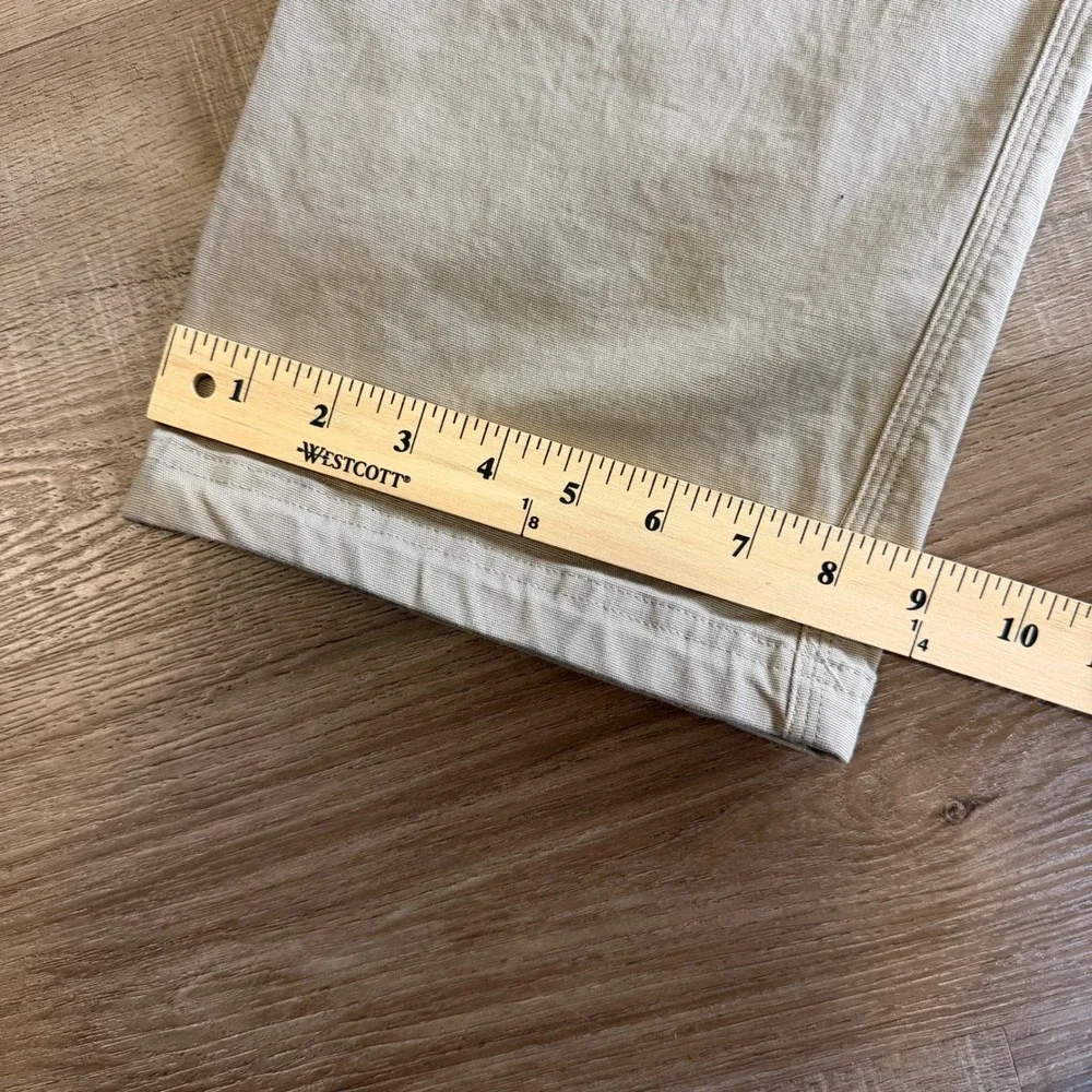 Duluth Trading Co Flex Fire Hose Relaxed Fit Khaki Work Pants 34x36 62752C
